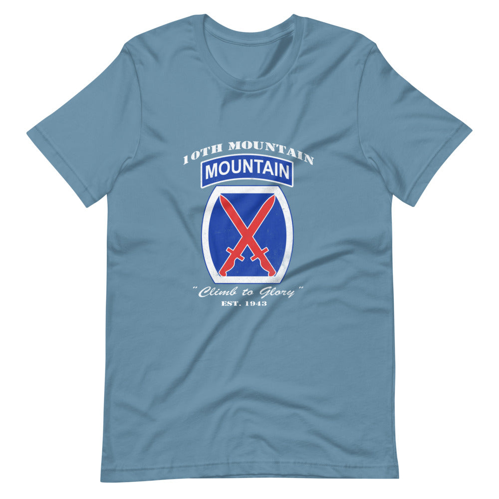 10th MOUNTAIN Short-sleeve unisex t-shirt