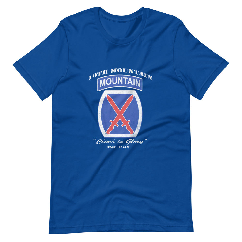 10th MOUNTAIN Short-sleeve unisex t-shirt