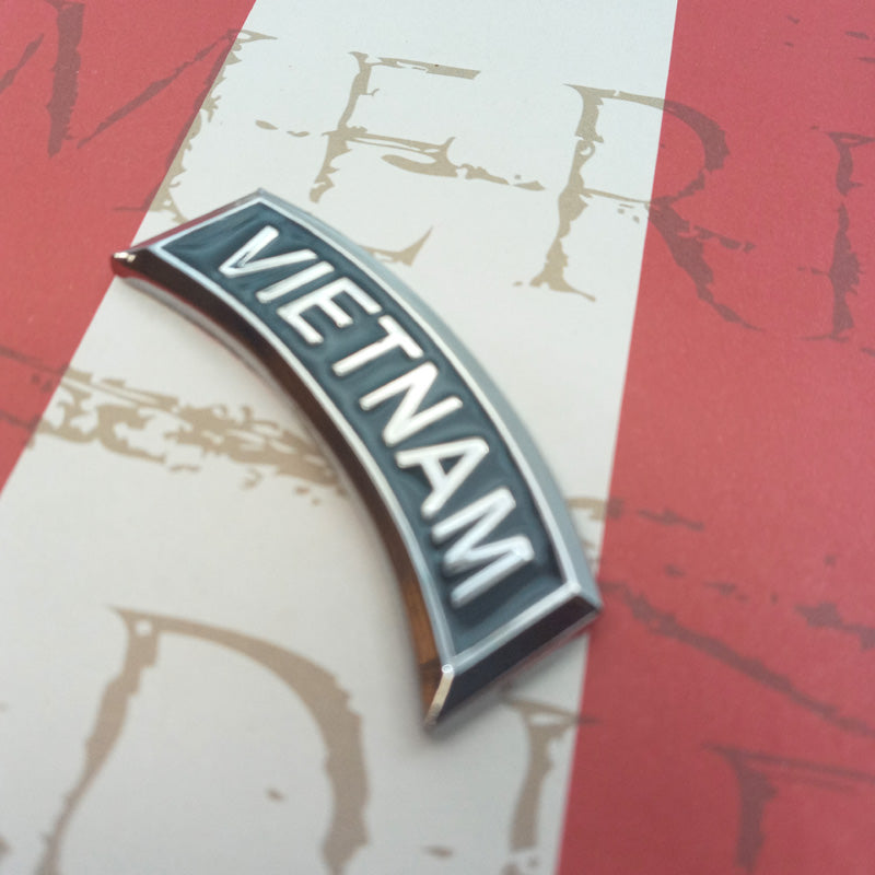 Vietnam Tab Metal Decal